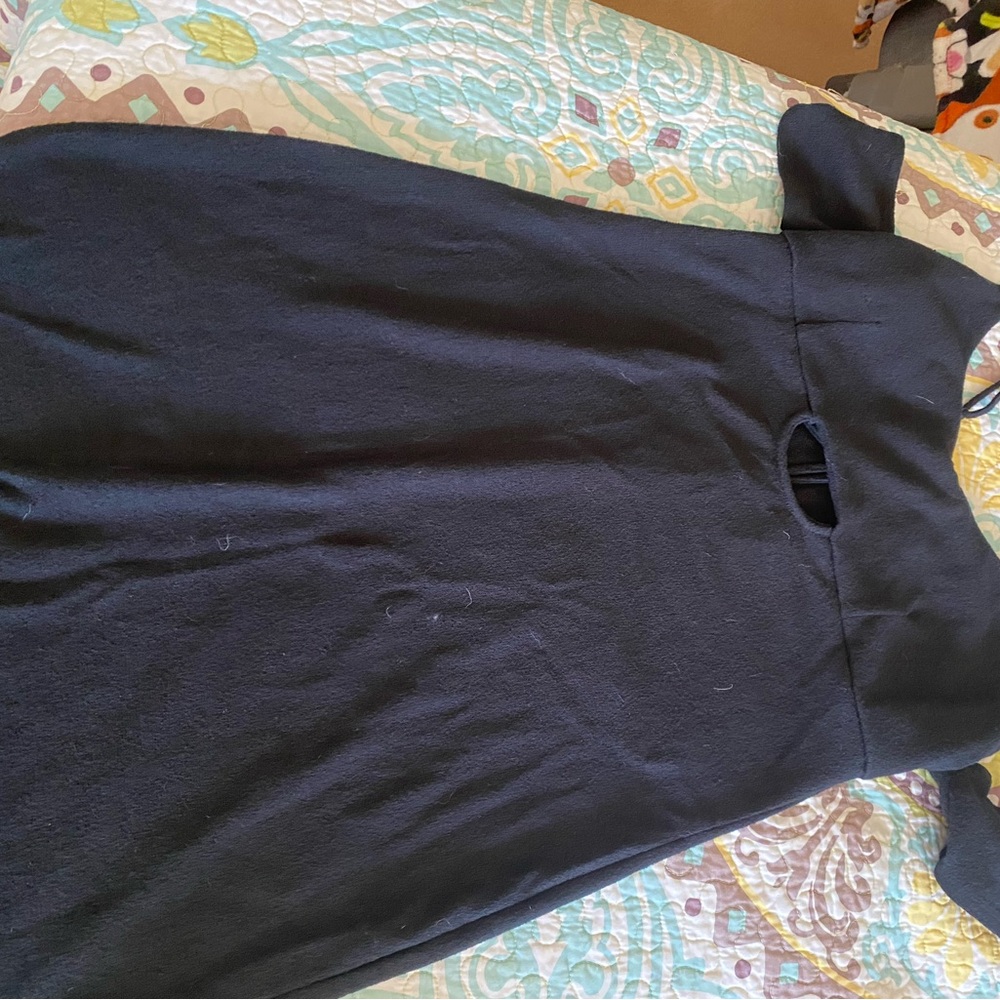 Anthropologie Black Knit Dress